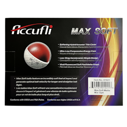 Accufli Max Soft Matte Mix 12-pack golfbollar